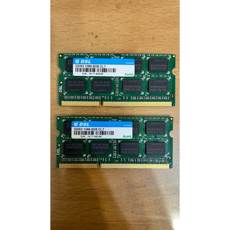 Macbook Pro A1278專用記憶體 DDR3 1066 16GB (8GBX2) 1.5V
