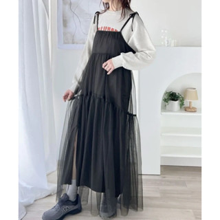 日本預購【Lottie🇯🇵】CLASSICAL ELF春夏必備🌸上品百搭主役級吊帶紗裙