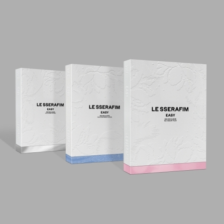 [ 簽名專輯預購 ] LE SSERAFIM - 第三張迷你專輯「EASY」韓版 計榜【全員簽名專輯】