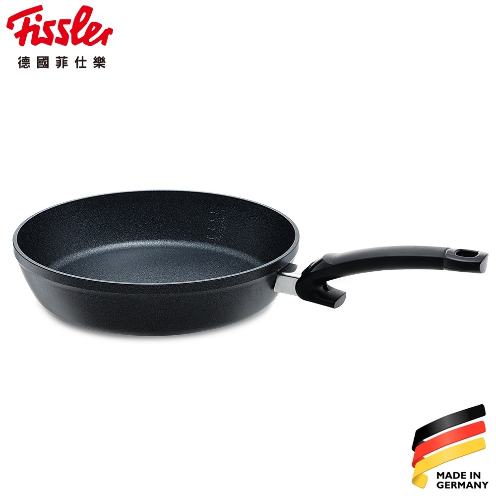 【德國Fissler】健康原味 加高型26cm/2.5L 不沾平煎鍋/平底鍋-平手把｜不挑爐具 德國原製♥輕頑味