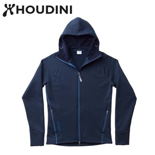 【Houdini】瑞典 男 Power Houdini Power Stretch® Pro™保暖外套 藍色幻想