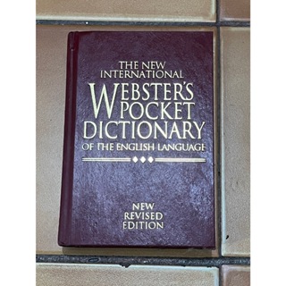 現貨 二手 webster's pocket dictionary of english language 英文小說