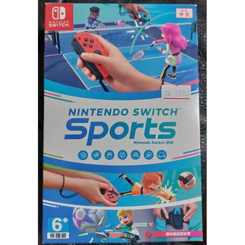 Switch二手遊戲-sports(含盒+固定帶)