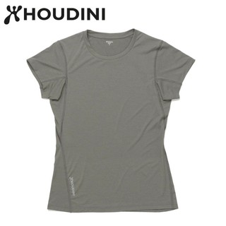 【Houdini】瑞典 原廠貨 女Pace Air Tee 噴泉灰 860020