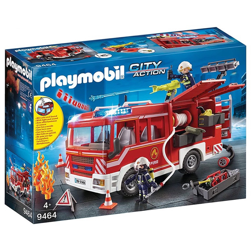 全新 Playmobil 9464 消防車 PM9464