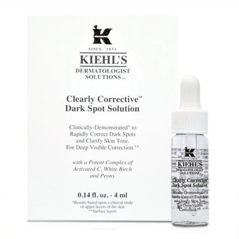 現貨寄出 契爾氏 KIEHL’S 激光精華 激光極淨白淡斑精華 4ml 有中文標示