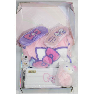 Q+立線音波 Hello Kitty兩用被 Hello Kitty眼罩