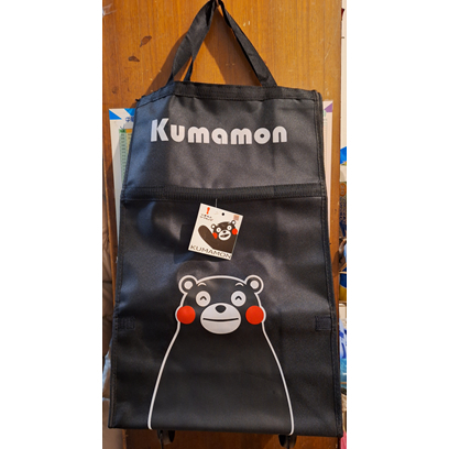 (近全新)(KUMAMON 熊本熊 折疊購物車🛍️可折收納袋  購物拖輪袋 折疊購物袋 可拉出小輪當拖車