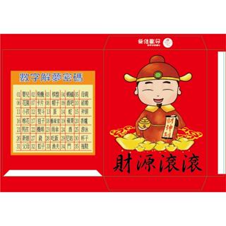 【珍福設計-98x120mm】樂透紅包袋 發財金紅包袋 神明紅包袋 紅包袋 Q版神明紅包袋 宮廟紅包袋 客制化紅包袋