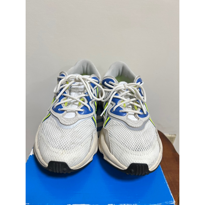 Adidas Ozweego adiPRENE＋ 水管復古老 爹鞋EE7009 白灰綠尺寸9.5