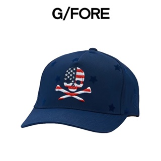 【G/FORE】USA KILLER T'S SNAPBACK 深藍色棒球帽 G4AF22H71-TWLT
