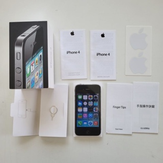 iphone 4代 16G 八成新 功能正常 收藏用 贈副廠充電線 與Sim卡轉卡套 iphone4