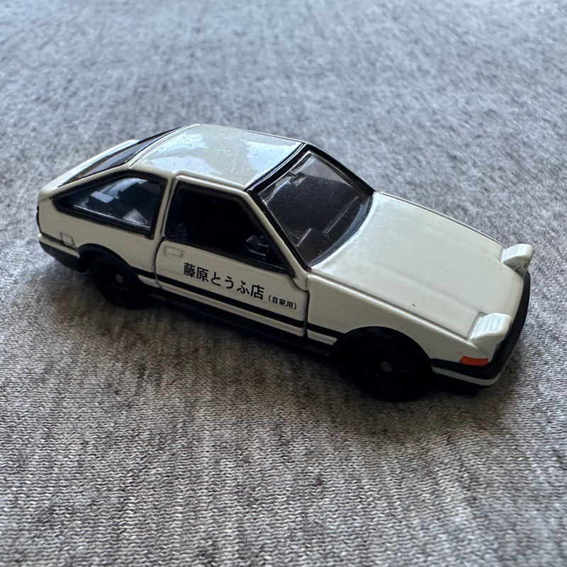 TOMICA AE86 頭文字D 白蓋 （掀燈） 無盒