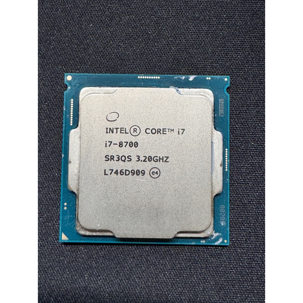 INTEL i7-8700 CPU 中央處理器