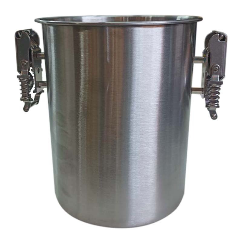 OLOMO專用銀皮桶 烘豆機專用20cm不鏽鋼桶 咖啡豆生豆桶熟豆桶綠豆桶 銀皮收集桶 工業用家用商業用