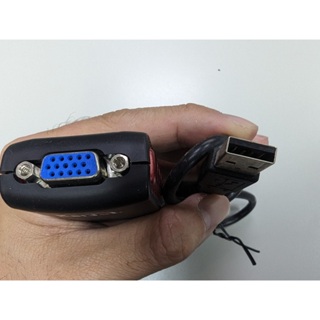 [二手]凱捷 KAIJET USB 2.0 外接式 顯卡 KJT 1680 外接顯示卡