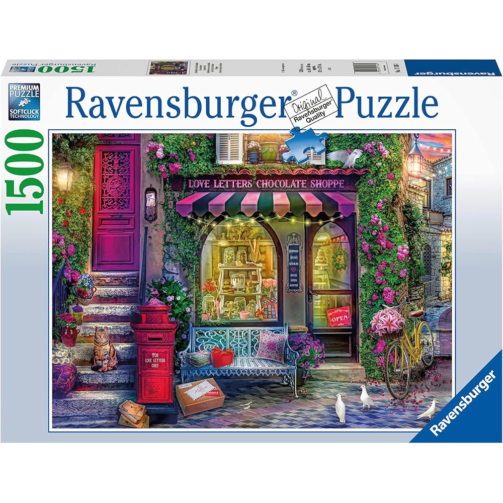 德國Ravensburger 維寶拼圖 情書巧克力店(1500P) RV17136