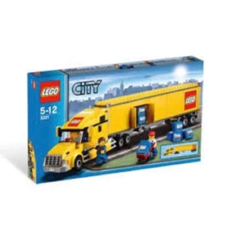 LEGO 樂高 3221 黄色樂高貨櫃車 全新 （開口笑）盒損福利品