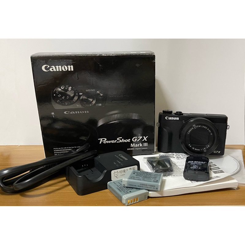 【二手】Canon PowerShot G7 X Mark III 類單眼