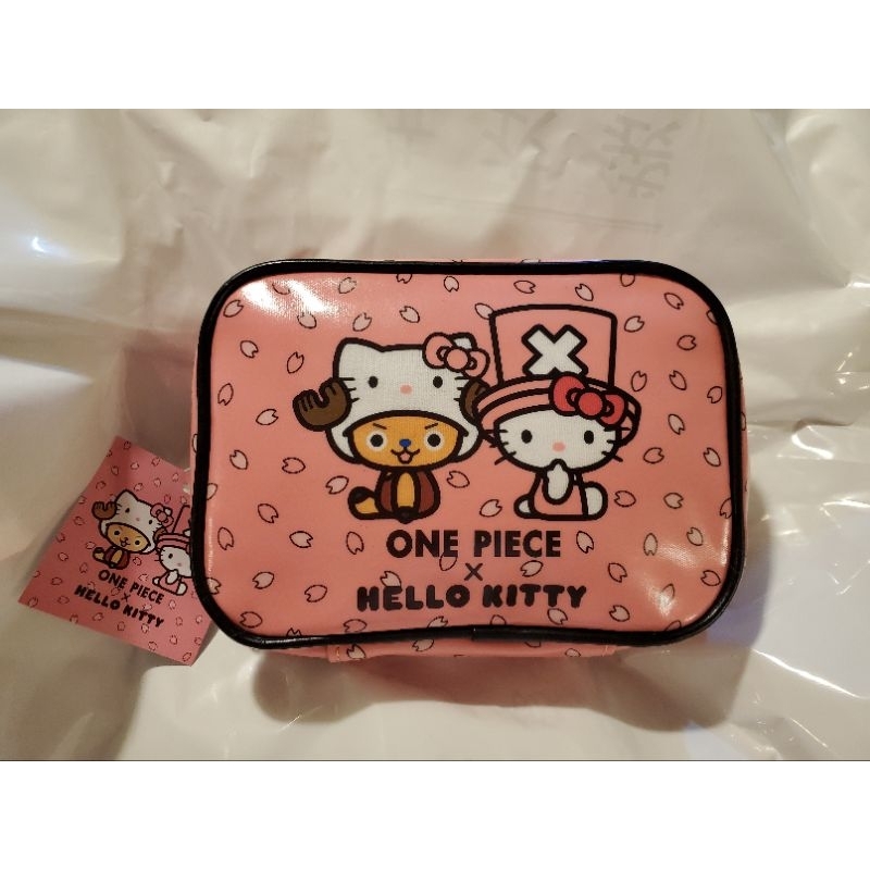 台南卡拉貓專賣店  三麗鷗家族 Hello Kitty &amp; 喬巴 聯名化妝包 筆袋