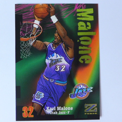 ~Karl Malone/卡爾·馬龍~名人堂/郵差/爵士雙老 1997年Z-FORCE.NBA籃球卡