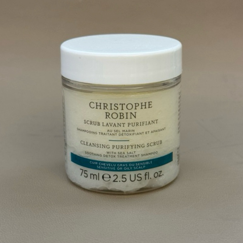 Christophe Robin 海鹽舒緩頭皮潔淨霜 75ml 全新