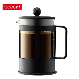 【免運-臺灣現貨】【丹麥bodum】Kenya 4杯法式濾壓壺 500cc-黑/耿直｜咖啡壺 濾壓茶壺｜耐熱玻璃