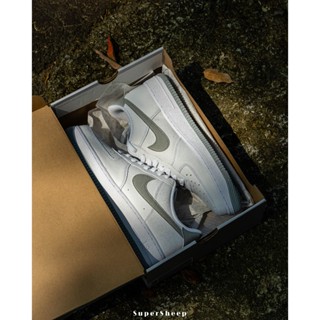 Nike Air Force 1復古 男款 白灰 FJ4146-100