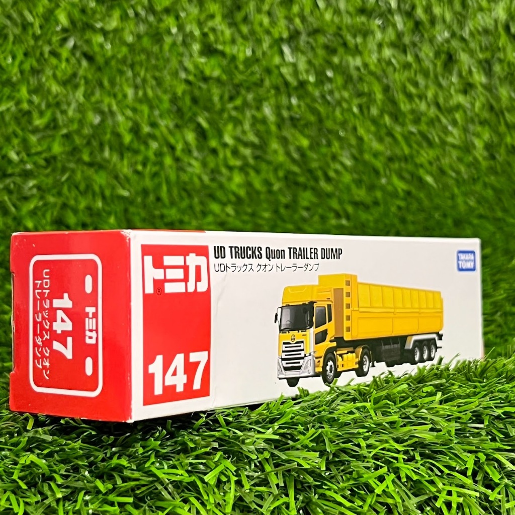 全新現貨 Tomica No.147 UD Trucks Quon Trailer Dump 砂石車 長車 147