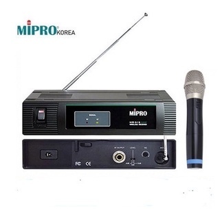 【請聊聊洽詢優惠價】嘉強 Mipro MR-616 半U單頻道數位接收機+手握無線麥克風x1.附行動收納箱 演講/上課