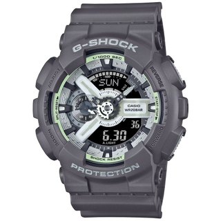 ∣聊聊可議∣CASIO 卡西歐 G-SHOCK 綠光系列雙顯運動手錶 GA-110HD-8A 開學季禮物