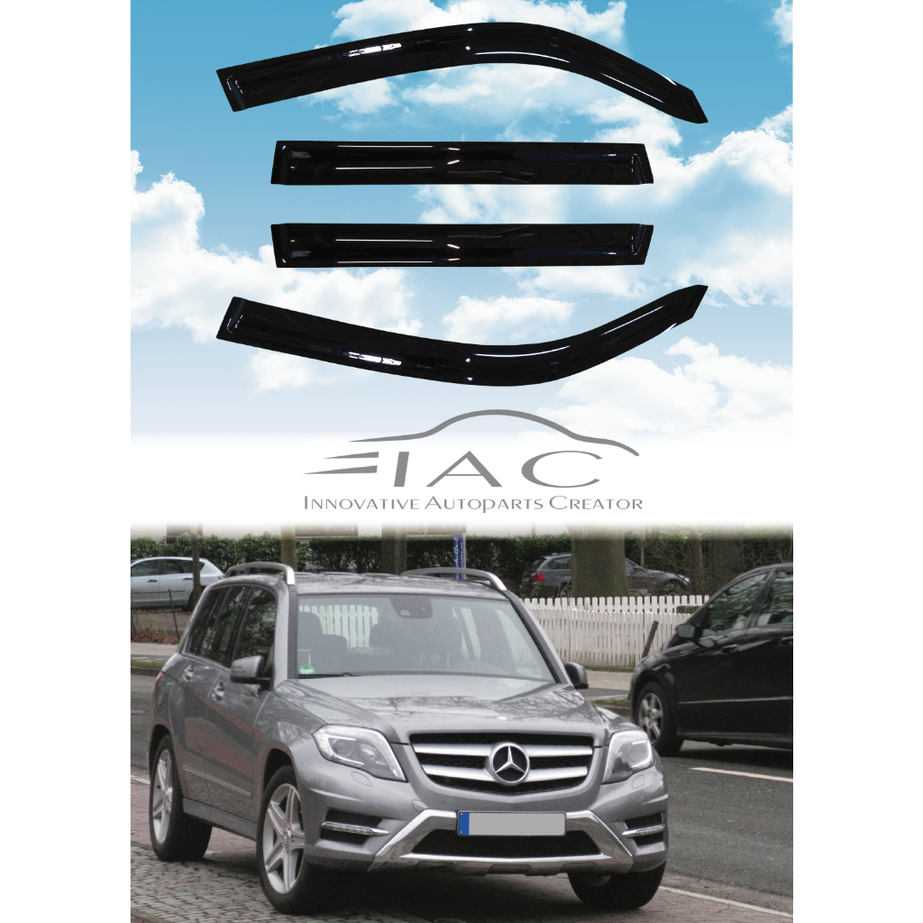 Mercedes Benz GLK 2008-2015  台製晴雨窗 【IAC車業】