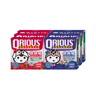 QRIOUS奇瑞斯紫錐菊萃飲-草莓+藍莓風味6盒/兒童紫錐花/益生菌/維他命Ｃ/無新增/調整體質