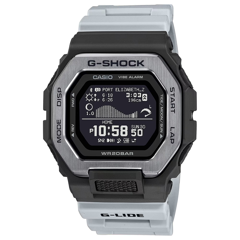 ∣聊聊可議∣CASIO 卡西歐 G-SHOCK 衝浪藍芽智慧型手錶 GBX-100TT-8