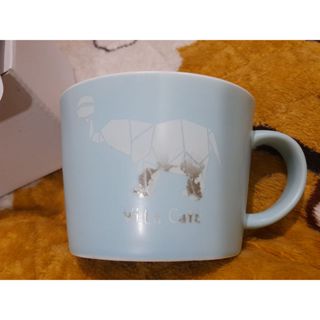 VITA CAFE 大象 水藍色 咖啡杯 馬克杯 水杯. 新品久放.