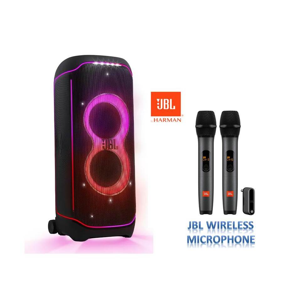 贈送無線麥克風*1組 JBL PartyBox Ultimate - 大型WiFi 藍牙派對喇叭 ~ 【英大公司貨保固】