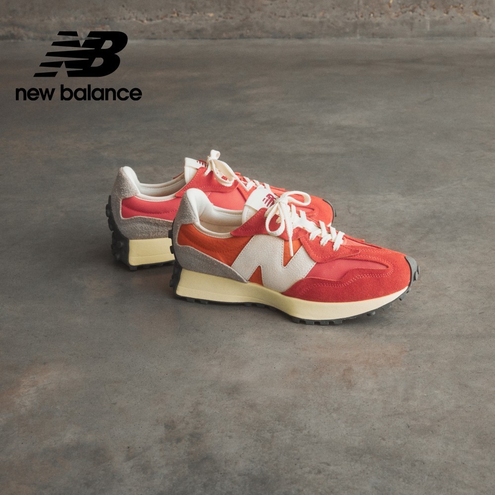 【New Balance】 NB 復古鞋_中性_橘色_U327WRC-D楦 327 (IU著用款)