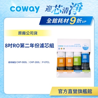 Coway 濾芯 原廠耗材 RO逆滲透濾芯組 8吋 第二年份 適用 CHP 06DL CHP 260L P07CL 現貨