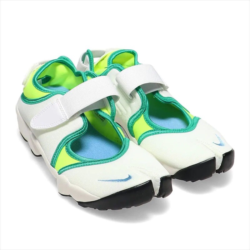 全新現貨✨日本購入🔥Nike Air Rift 忍者鞋（白綠） 運動鞋球鞋分趾鞋