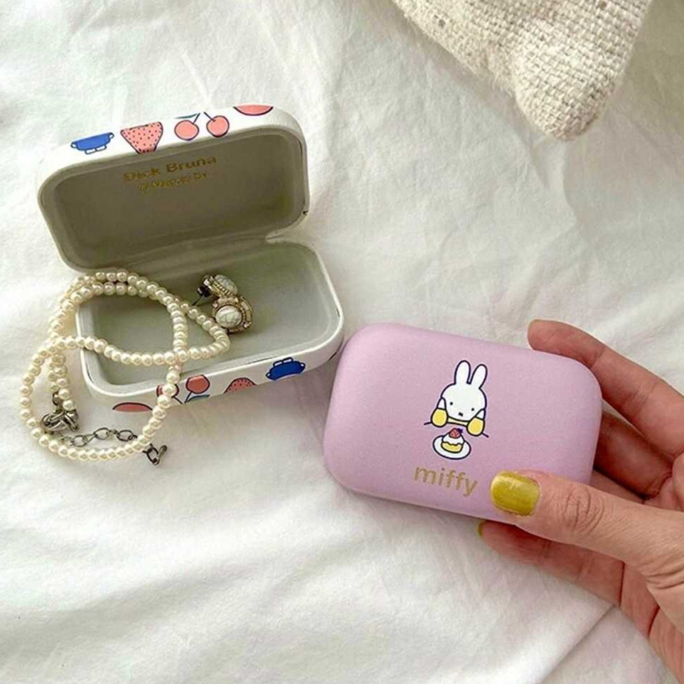 (2024初春預購)miffy 米菲兔 米飛兔 飾品收納盒 眼鏡盒 飾品盒 飾品收納 旅行收納 日本 女兒日貨選品🎎