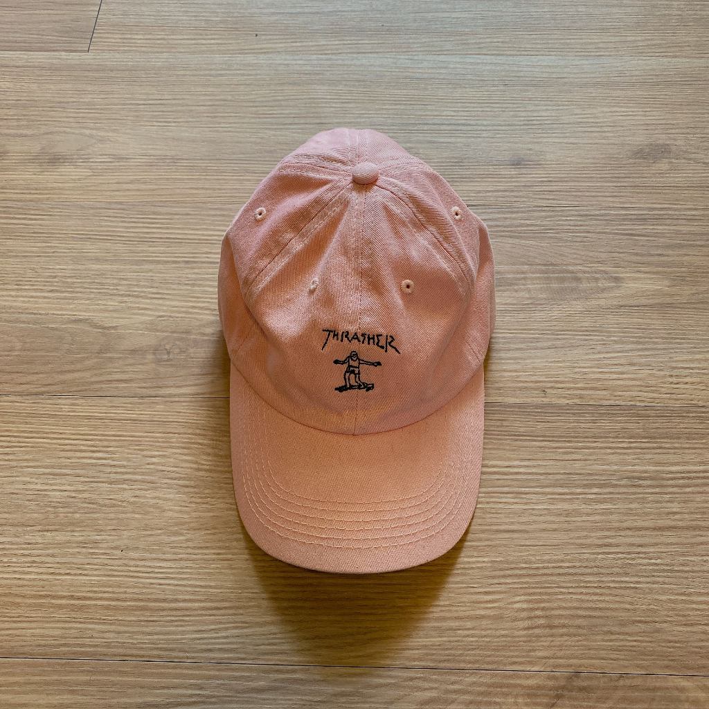 二手正品 日本購入 Thrasher Gonz Old Timer Hat 淺粉色滑板人老帽