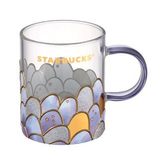 星巴克 限量 Starbucks 綺麗鱗片玻璃杯 237毫升 彰化溪湖