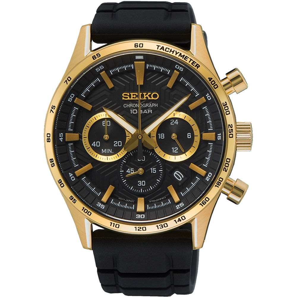 ∣聊聊可議∣SEIKO精工 CS系列 輪胎紋計時手錶 8T63-00Y0C(SSB446P1)