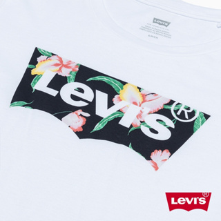 Levis 女款 短袖T恤 扶桑花Logo 白 17369-0831