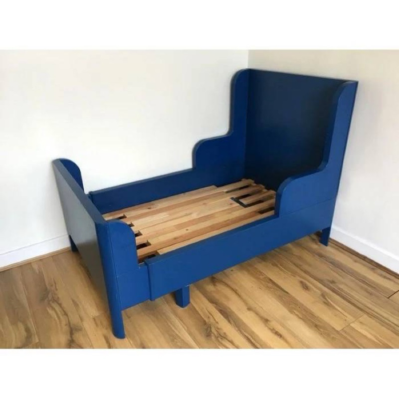 IKEA 兒童延伸床 藍色