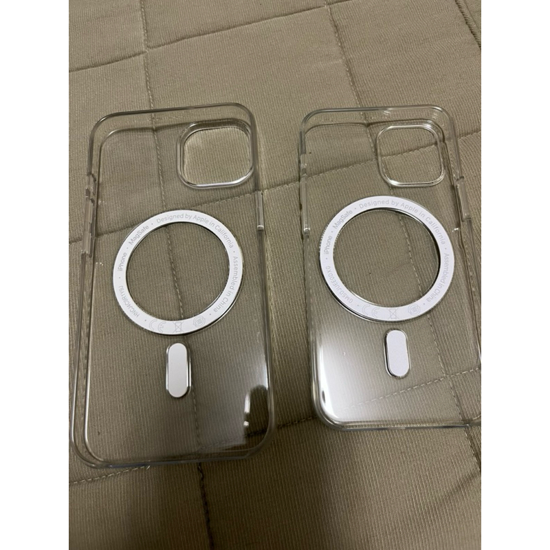 (二手） iPhone 12mini 14 MagSafe 原廠 透明保護殼