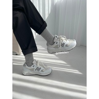 【現貨】New Balance 580 皮革 小白鞋 增高 厚底 休閒 球鞋 男女同款 白色 米白 顯瘦 MT580EC