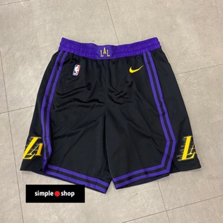 【Simple Shop】NIKE NBA DRY LAKERS 黑紫 湖人隊 球褲 籃球褲 DX8706-010