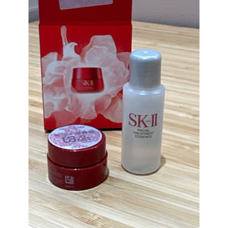 SKII SK2 青春露 10ml 活膚霜 致臻肌活能量活膚霜 SK-II 乳霜 青春露 旅行組 輕盈版