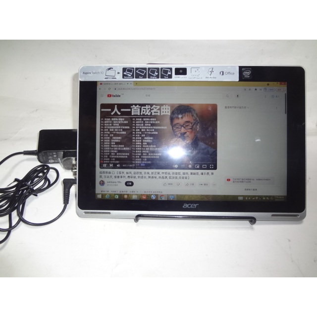 ACER宏碁 Aspire Switch 10 SW5 10.1吋 四核心平板筆電(無鍵盤) 2手